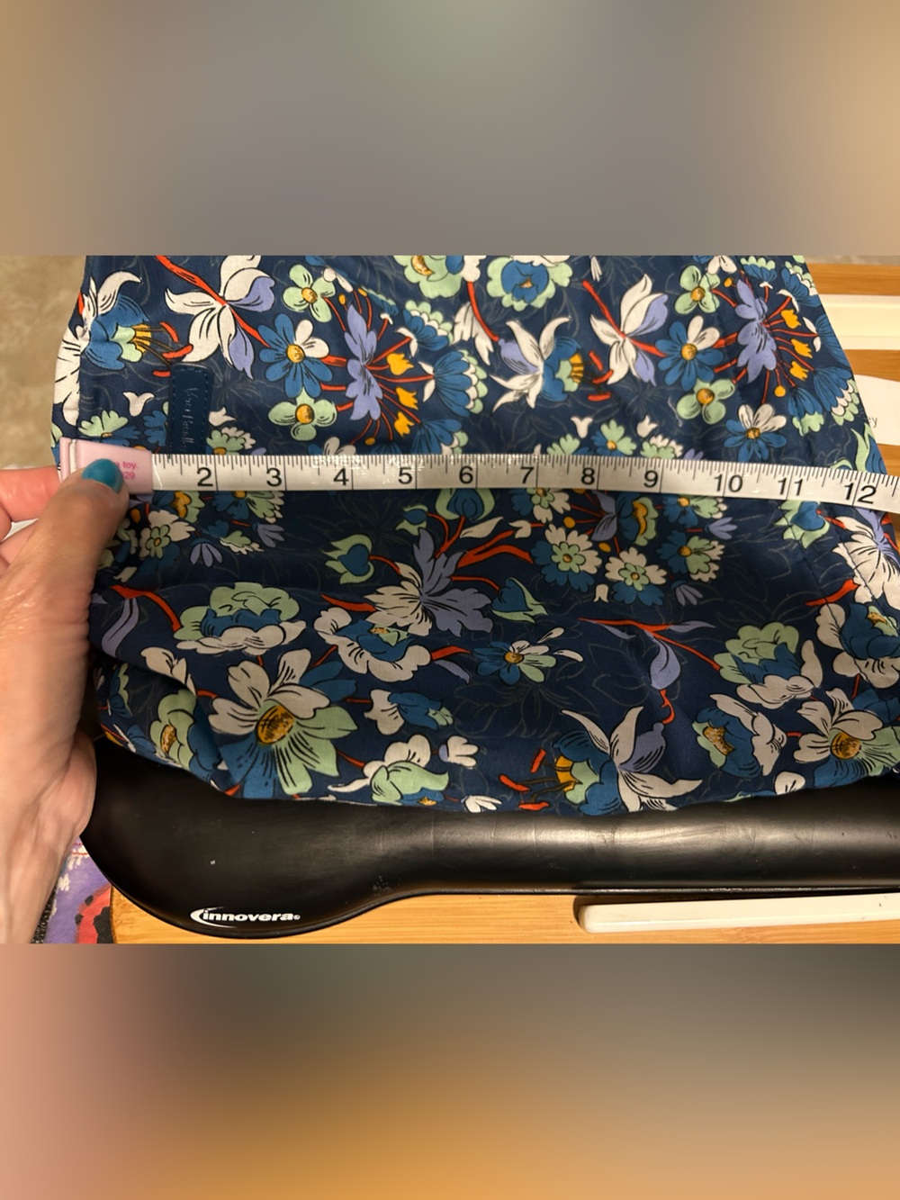 Vera Bradley NWT Diddy bag “floral burst” w/plastic lining & drawstring closure - Picture 12 of 12